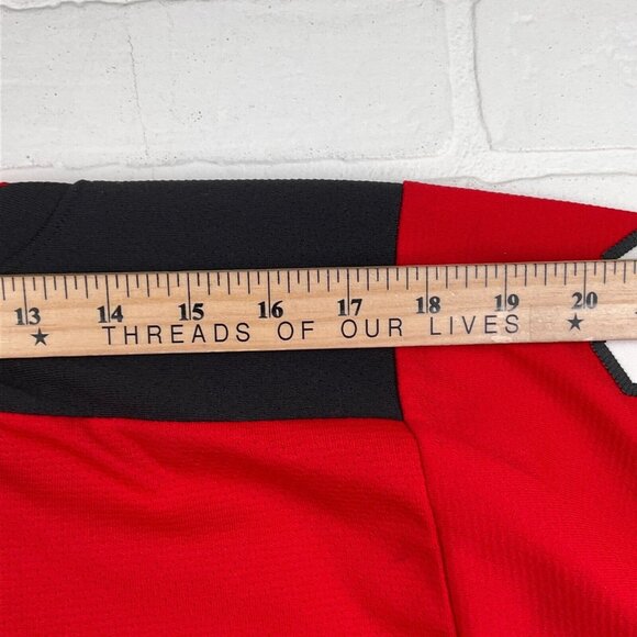 Athletic Knit NHL Jersey Youth XLarge Red Black KAO 24 NEW JERSEY‎ DEVILS - Picture 7 of 9